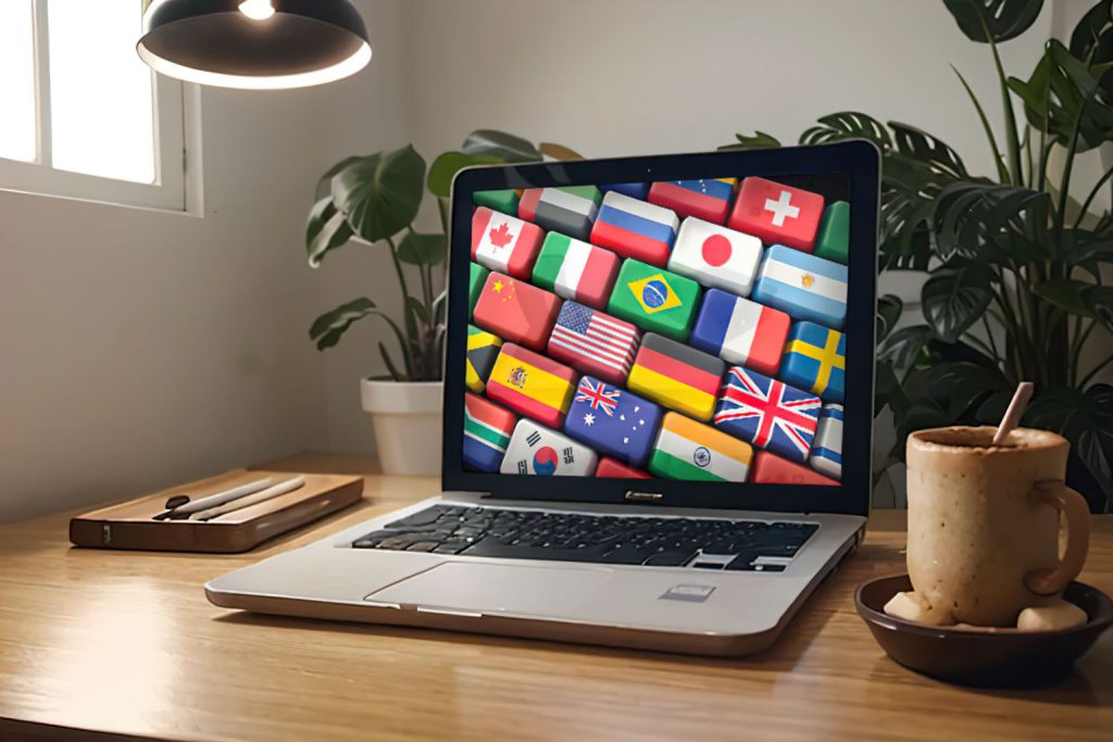 Jasa website multi bahasa memperluas jangkauan bisnis Anda dengan menyediakan website dalam berbagai bahasa, sehingga menarik lebih banyak pengunjung dan pelanggan internasional.